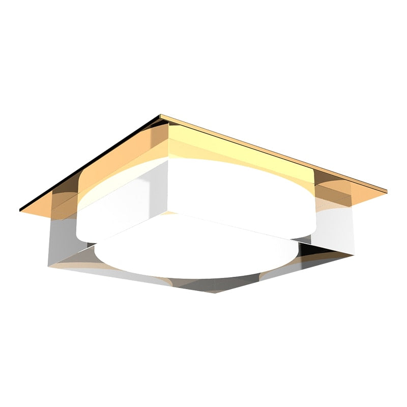 Luxury Style Acrylic 3 Colors Dimming DimLed downlight 5W 7W spot light led lamps ceiling lamp For Indoor recessed lighting