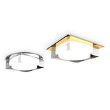 Luxury Style Acrylic 3 Colors Dimming DimLed downlight 5W 7W spot light led lamps ceiling lamp For Indoor recessed lighting