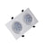 Led Downlights 2x7W AC85-265V Square LED Ceiling Downlight Lamps Recessed Led Ceiling Lamp Home Indoor Lighting