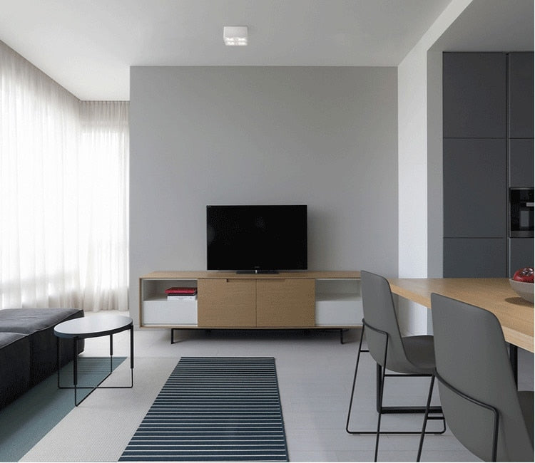 Square COB LED dimmable Downlights 10W/12W/20W/24W Surface Mounted LED Ceiling Lamps Spot Light LED Downlights AC85V-265V