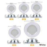 Led Downlight AC220V Ceiling Light 5W 9W 12W Recessed Down light Round Led Panel Light 15W 18W Spotlight Indoor Lighting