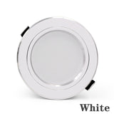 Led Downlight AC220V Ceiling Light 5W 9W 12W Recessed Down light Round Led Panel Light 15W 18W Spotlight Indoor Lighting