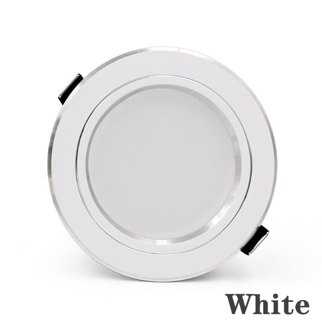 Led Downlight AC220V Ceiling Light 5W 9W 12W Recessed Down light Round Led Panel Light 15W 18W Spotlight Indoor Lighting