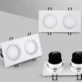 Recessed LED Lamp Dimmable Downlight COB Lamp Head 7W 10W 15W 20W 30W LED Spot Light New Decoration Ceiling Lamp AC85-265V