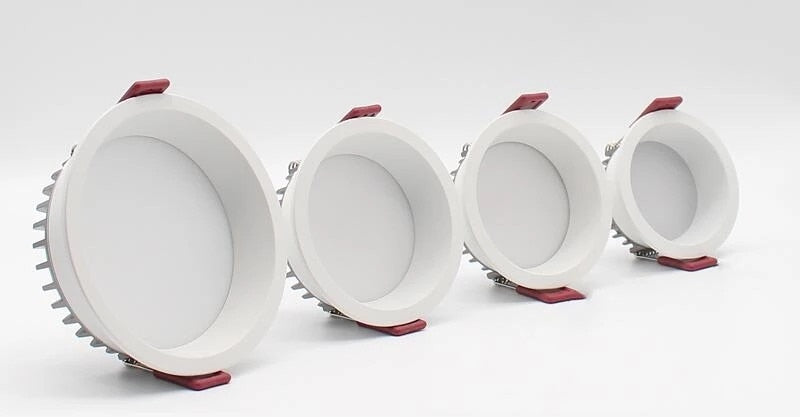 Dimmable Anti-Glare Recessed LED Downlights 7W/9W/12W/15W COB Ceiling Spot Lights AC85~265V Background Lamps Indoor Lighting