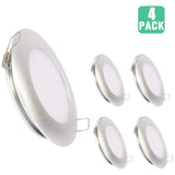 Tokili Ultra Thin LED Downlight 12V 3.5&quot; 5W Recessed Puck Light for Camper Van, Trailer, RV, Yachts Interior Overhead Lighting