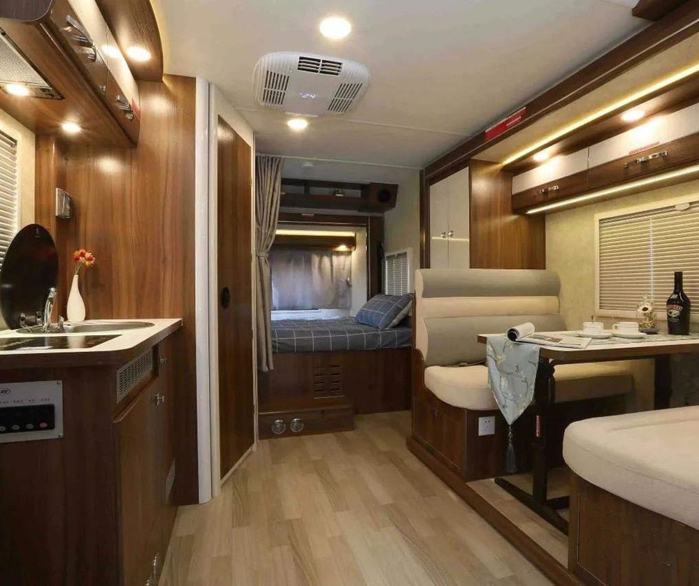 Tokili Ultra Thin LED Downlight 12V 3.5&amp;quot; 5W Recessed Puck Light for Camper Van, Trailer, RV, Yachts Interior Overhead Lighting