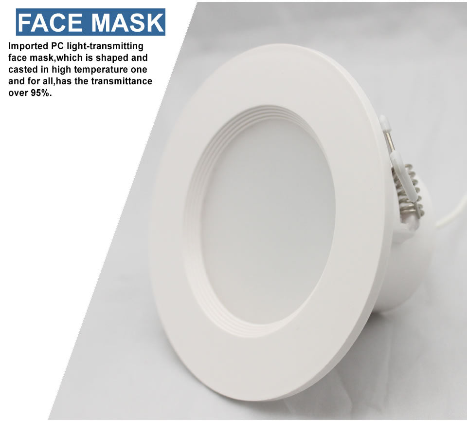 Wholesale 3W 5w LED Downlights ac 110V 220V 240V led bulb Warm white Cold white led lights