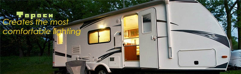 Tokili Smart LED Downlight Ceiling Recessed Lamp Ultra Slim Spring Clip Mount Full Aluminium 12V Dome Light Interior for RV Boat