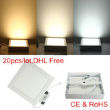 Ultra Bright LED Indoor light 9W 15W 25W Surface mounted LED Downlight 85-265V With LED Transformer 20pcs/lot