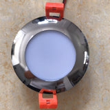 Tokili 24V DC LED Downlight 3W Cutout 65-70mm Frosted Diffuser Spring Clips Mount Full Aluminium Dome Light for RV Boat 4-Pack