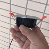 Tokili 24V DC LED Downlight 3W Cutout 65-70mm Frosted Diffuser Spring Clips Mount Full Aluminium Dome Light for RV Boat 4-Pack