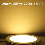 Ultra thin 3W / 4W / 6W / 9W / 12W / 15W / 25W LED Ceiling Recessed Grid Downlight / Slim Round Panel Light + LED Driver