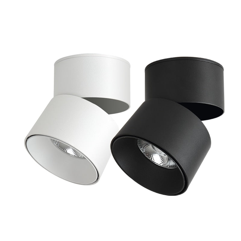 Rotation LED Downlights 7W 12W 15W 20W 30W COB LED Ceiling Spot Lights AC85~265V LED Wall Lamp Warm Cold White Indoor Lighting
