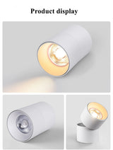 Rotation LED Downlights 7W 12W 15W 20W 30W COB LED Ceiling Spot Lights AC85~265V LED Wall Lamp Warm Cold White Indoor Lighting