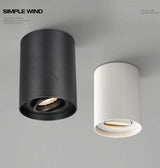 Dimmable Rotating 360° LED Downlights 7W 12W COB LED Ceiling Spot Lights GU10 Light Source LED Background Lamps Indoor Lighting