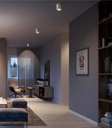 Dimmable Rotating 360° LED Downlights 7W 12W COB LED Ceiling Spot Lights GU10 Light Source LED Background Lamps Indoor Lighting