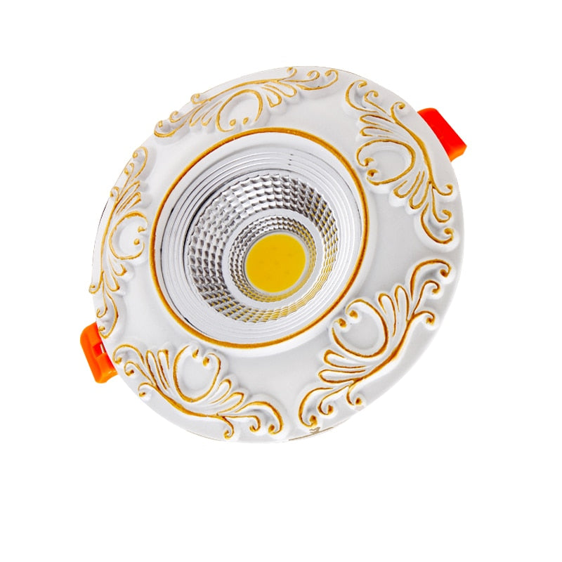 Dimmable Led Downlight Light COB Ceiling Spot Light 3W 5W 7W 9W Ceiling Recessed Lights Indoor Lighting Resin Body AC110V 220V