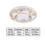 Dimmable Led Downlight Light COB Ceiling Spot Light 3W 5W 7W 9W Ceiling Recessed Lights Indoor Lighting Resin Body AC110V 220V