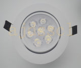 Bright Recessed LED Dimmable Downlight COB 9W 12W 15W 21W LED 100PCS/lot Spot light decoration Ceiling Lamp AC 110V 220V 85-265V