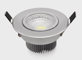 Super Bright Recessed LED Dimmable Downlight COB 3W 5W 7W 12W LED Spot light 100PCS/lot LED decoration Ceiling Lamp AC/DC 12V
