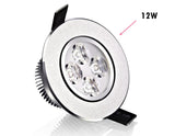 LED spot Bright Recessed LED Dimmable Downlight COB 9W 12W 15W 21W LED Spotlight decoration 100PCS/lot Ceiling Lamp AC/DC12V