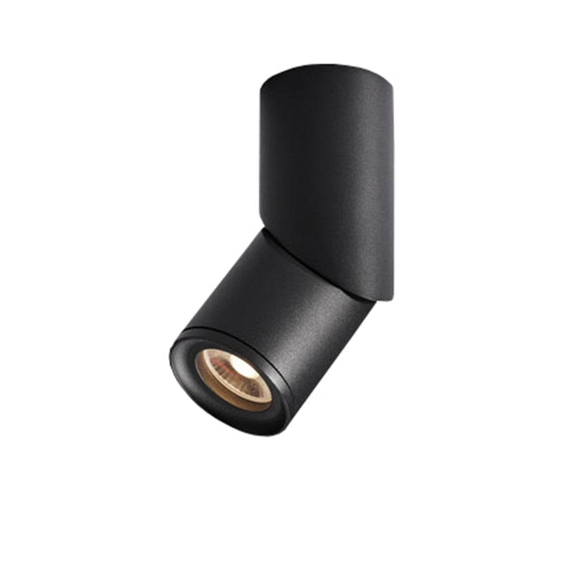 Surface mount downlight 3W 5W 7W 12W 15W, 360° rotating spotlight AC85-265V LED wall light COB downlight indoor lighting