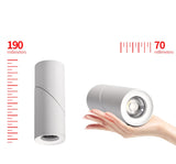 Surface mount downlight 3W 5W 7W 12W 15W, 360° rotating spotlight AC85-265V LED wall light COB downlight indoor lighting