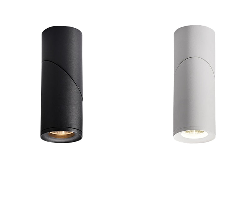 Surface mount downlight 3W 5W 7W 12W 15W, 360° rotating spotlight AC85-265V LED wall light COB downlight indoor lighting