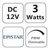 LED Downlight 3W AC/DC 10PCS LED ceiling lamp Adjustable Spot light Downlights Indooring Lighting