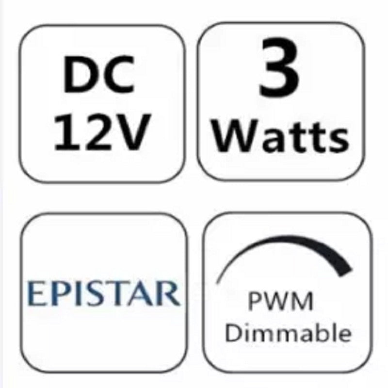 LED Downlight 3W AC/DC 10PCS LED ceiling lamp Adjustable Spot light Downlights Indooring Lighting