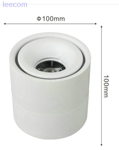 Led downlight round circular astigmatism LED light surface mounted 7w 12w 15w highlight lamp indoor lighting kitchen