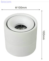 Led downlight round circular astigmatism LED light surface mounted 7w 12w 15w highlight lamp indoor lighting kitchen