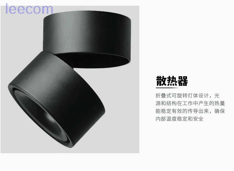 Led downlight round circular astigmatism LED light surface mounted 7w 12w 15w highlight lamp indoor lighting kitchen