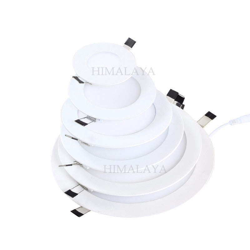 Toika 25pcs 12w led slim Downlight panel light Led Lamp Lights for home AC85V-265V Round 85mm