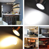 Mini LED Downlight Cabinet Light 50pcs/lot 1w White Ceiling Lamp Pure/Warm White Bulb