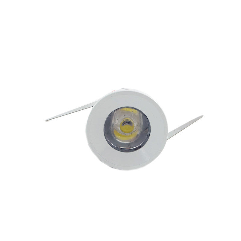 Mini LED Downlight Cabinet Light 50pcs/lot 1w White Ceiling Lamp Pure/Warm White Bulb