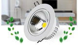 Dimmable LED Downlight 3W 5W 7W 10W 12W 15W 20W 30W Spot LED Dimmable 110V 220V LED Spot Recessed Downlight White house