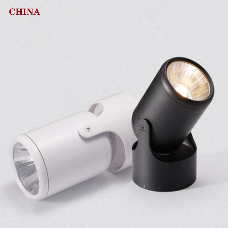 Hoge Kwaliteit Dimbare Roterende Led Downlighters Opbouw Aanpassing Cob Ac85-265V 10W 12W 15W 18W Led Plafond Lamp Spot Verlichting