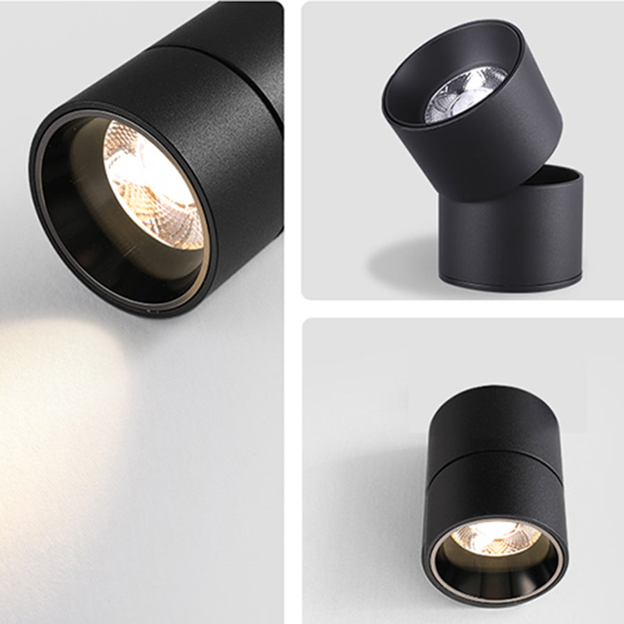 Foldable COB LED Downlight Surface Mounted Ceiling Lamp 360° Rotatable Background Spot Light For Clothes Shop Restaurant Cafe