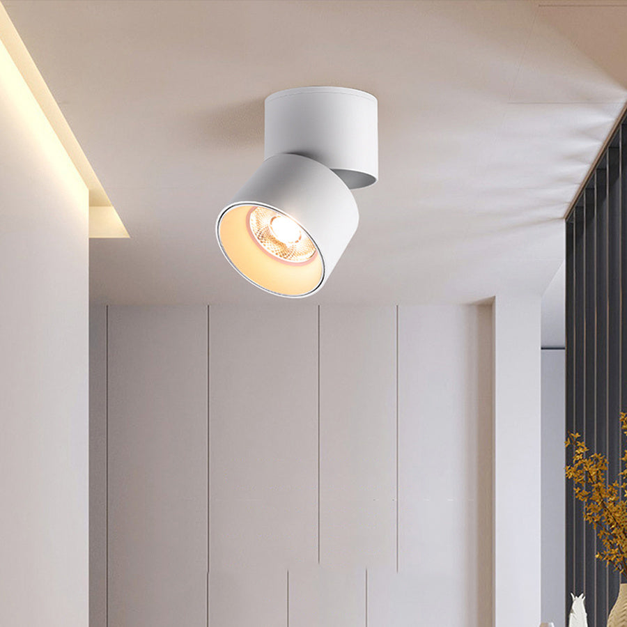 Foldable COB LED Downlight Surface Mounted Ceiling Lamp 360° Rotatable Background Spot Light For Clothes Shop Restaurant Cafe