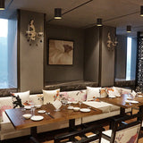 Foldable COB LED Downlight Surface Mounted Ceiling Lamp 360° Rotatable Background Spot Light For Clothes Shop Restaurant Cafe