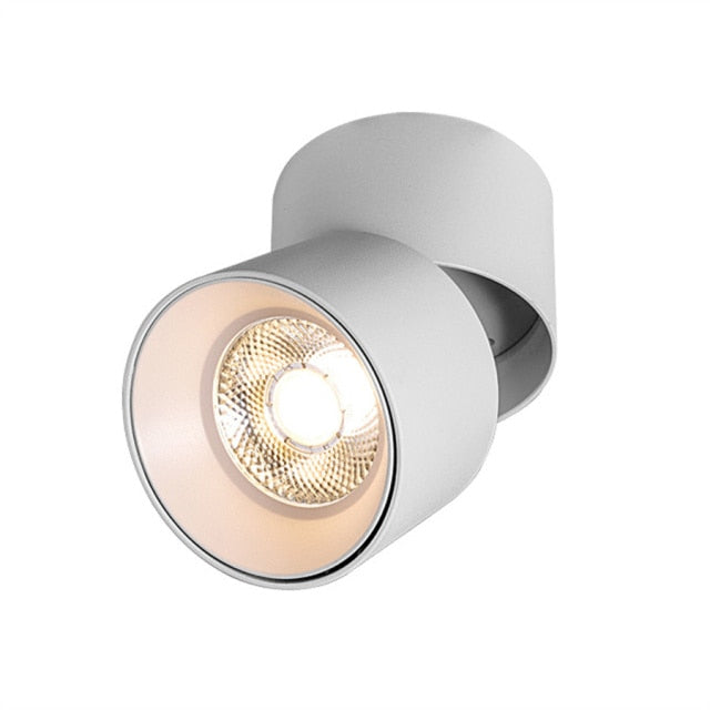 Foldable COB LED Downlight Surface Mounted Ceiling Lamp 360° Rotatable Background Spot Light For Clothes Shop Restaurant Cafe