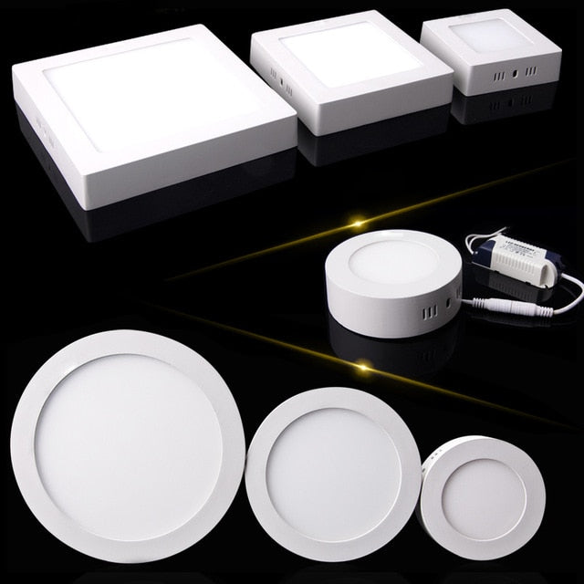 No Cut ceiling 25w Surface mounted led downlight Round panel light SMD Ultra thin circle ceiling Down lamp kitchen