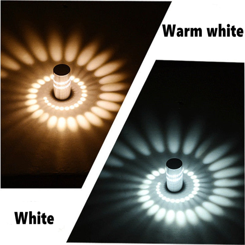 ACETIDE Led Downlight 3W Colorful  Ceiling Lamp Surface Mounted Led Spot Lamp Corridor KTV Bar Party Hotel