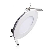 6pc 4p Led Ceilling Light 6W LED Downlight AC 110V Recessed Round LED Ceiling Lamp 220V Indoor Lighting 3W Warm Cool White Color