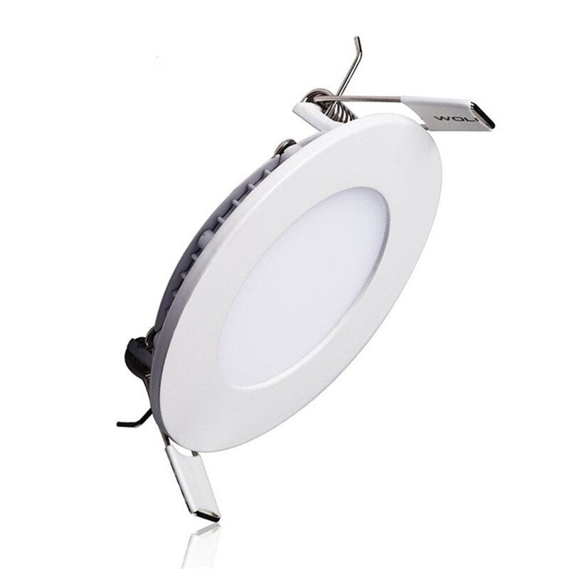 6pc 4p Led Ceilling Light 6W LED Downlight AC 110V Recessed Round LED Ceiling Lamp 220V Indoor Lighting 3W Warm Cool White Color