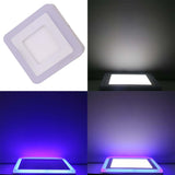 LED Double Color Panel Light 9W/16W/24W Round/Square Surface Mounted Downlight lighting Led ceiling down AC85-265V