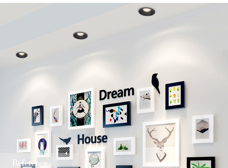 LED downlight 5W Round Recessed Lamp Indoor led 7W spot lighting for living room Bedroom lights Led Bulb Kitchen 110V 220V