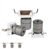 Recessed LED Spotlight 24° 18W 24W Square Lamp Downlight COB Dimmable AC 110V 220V Warm Cold white For Hotel Ceiling Lighting